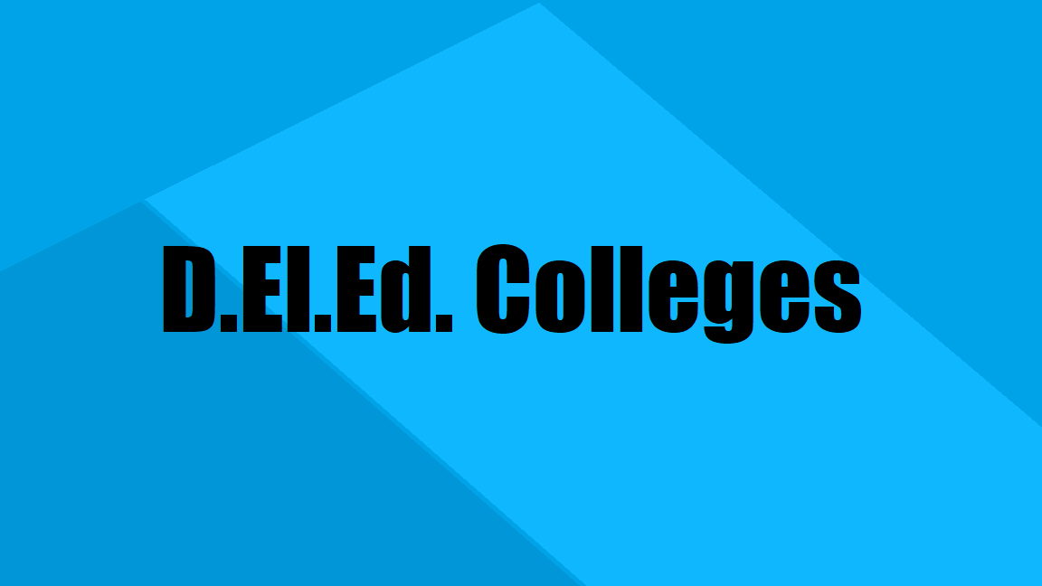 List of Best D.El.Ed. Colleges in Chhattisgarh