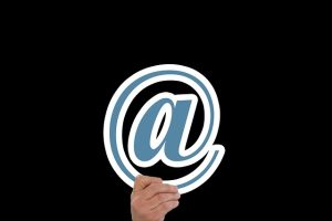 At symbol or sign image
