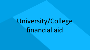 University & college financial aid in the USA